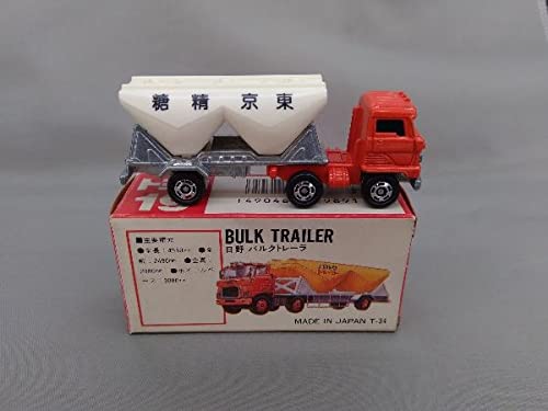 Amazon | トミカ No.19 日野 バルク トレーラー オレンジ×白 赤箱 ロゴ 