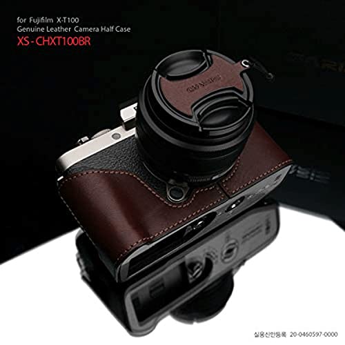 Gariz Xs-Chxt100Br Genuine Leather Half Case For Fuji X-T100, Brown #TOP5
