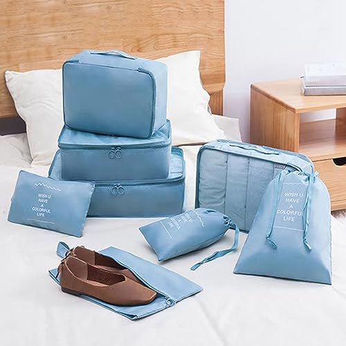 Sacs de rangement pour valises : 10 cubes étanches anti-plis