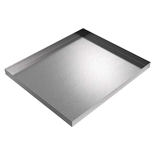 Washer Drip Pan - 32" x 27.5" x 2.5" - Stainless Steel