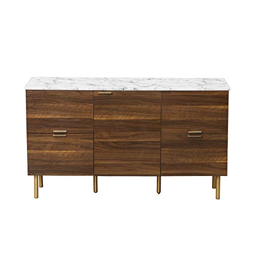image for GOOD & GRACIOUS Sideboard Cabinet, Mid Century Modern Console Storage 