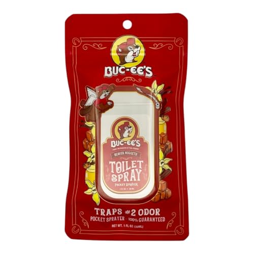 buc-ee39s toilet spray beaver nuggets scent caramel sea salt vanilla 1 fl oz pocket sprayer