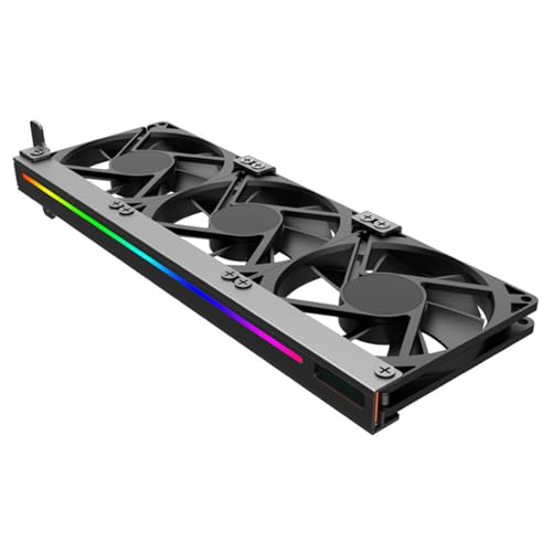 Ventilador de GPU ARGB Tofficu con triple ventilador para refrigeración de tarjetas gráficas
