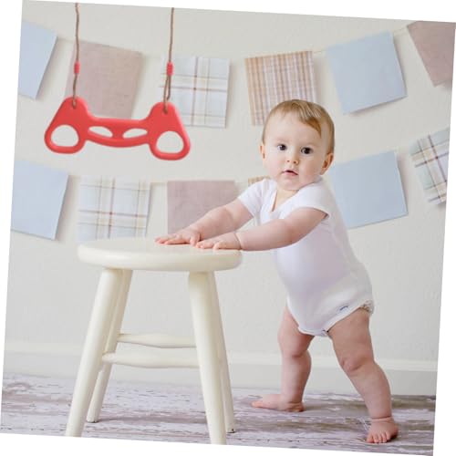 Anillas de fitness multipropósito para interior rojo miniatura 2