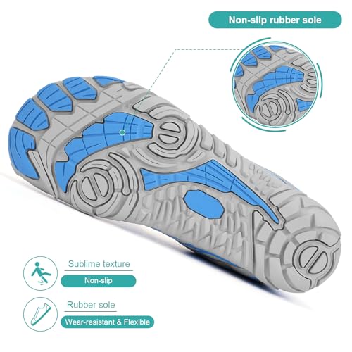 Image of Hike Barefoot Shoes for Women Men Non-Slip Breathable Walking Shoes Wide Toe Box Comfortable Athletic Footwear