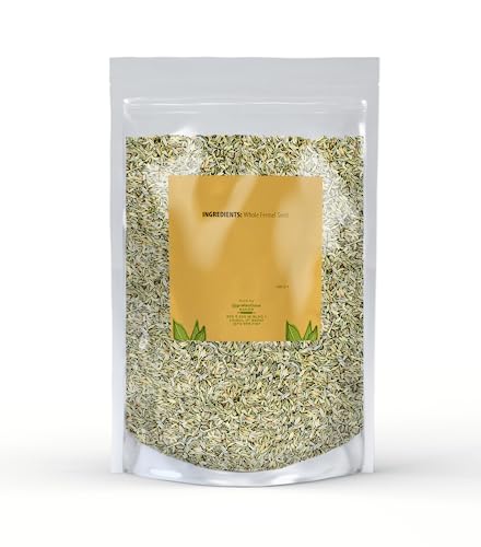 image for Unpretentious Fennel Seeds (1 lb) Whole Seeds, Use in Teas & Cooking, 