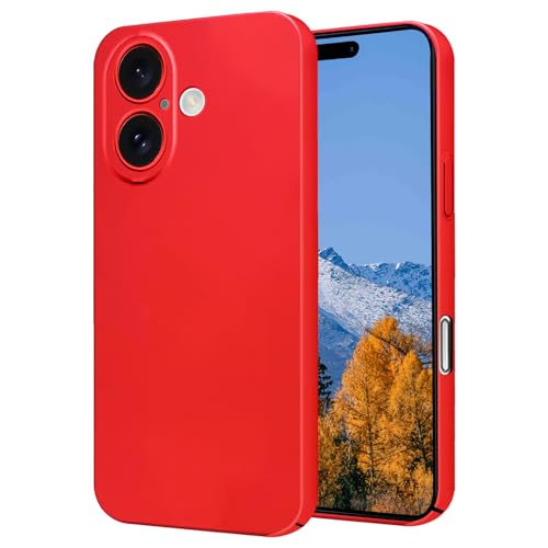 Etui pour iPhone 16 rigide premium avec protection de caméra et finition mate chic