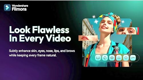 Image of Filmora 15 Video Editor Software Lifetime Validity (2026 Version) (Pre-Activated) More AI, Videos in Less Clicks | All future updates for Windows PC | Unlimited Reinstallations (Video Editing Software)