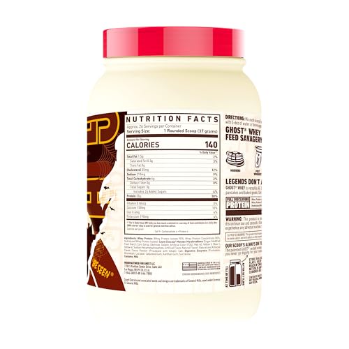 Image of GHOST Whey Protein Powder, Count Chocula - 2.12LB, 25G of Protein - Whey Protein Blend - Post Workout Fitness & Nutrition Shakes, Smoothies, Baking & Cooking - Soy & Gluten-Free