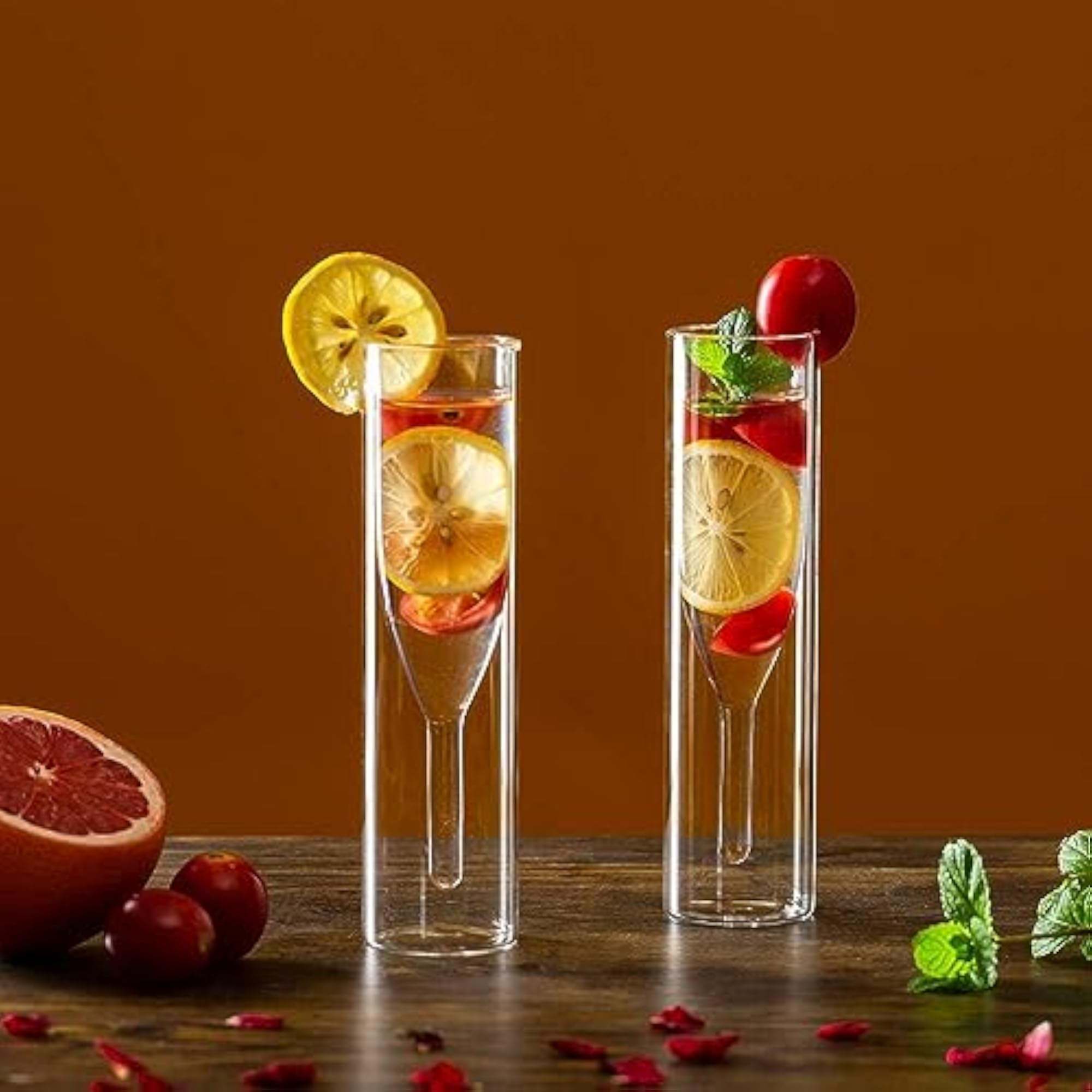 Double Wall Champagne Flute, 160 ML Insulated Drinking Glass