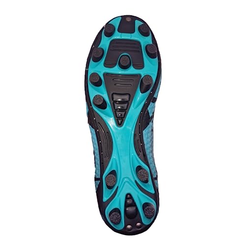 Bota sin cordones Aztec en color azul con cierre moldeado cómoda 7