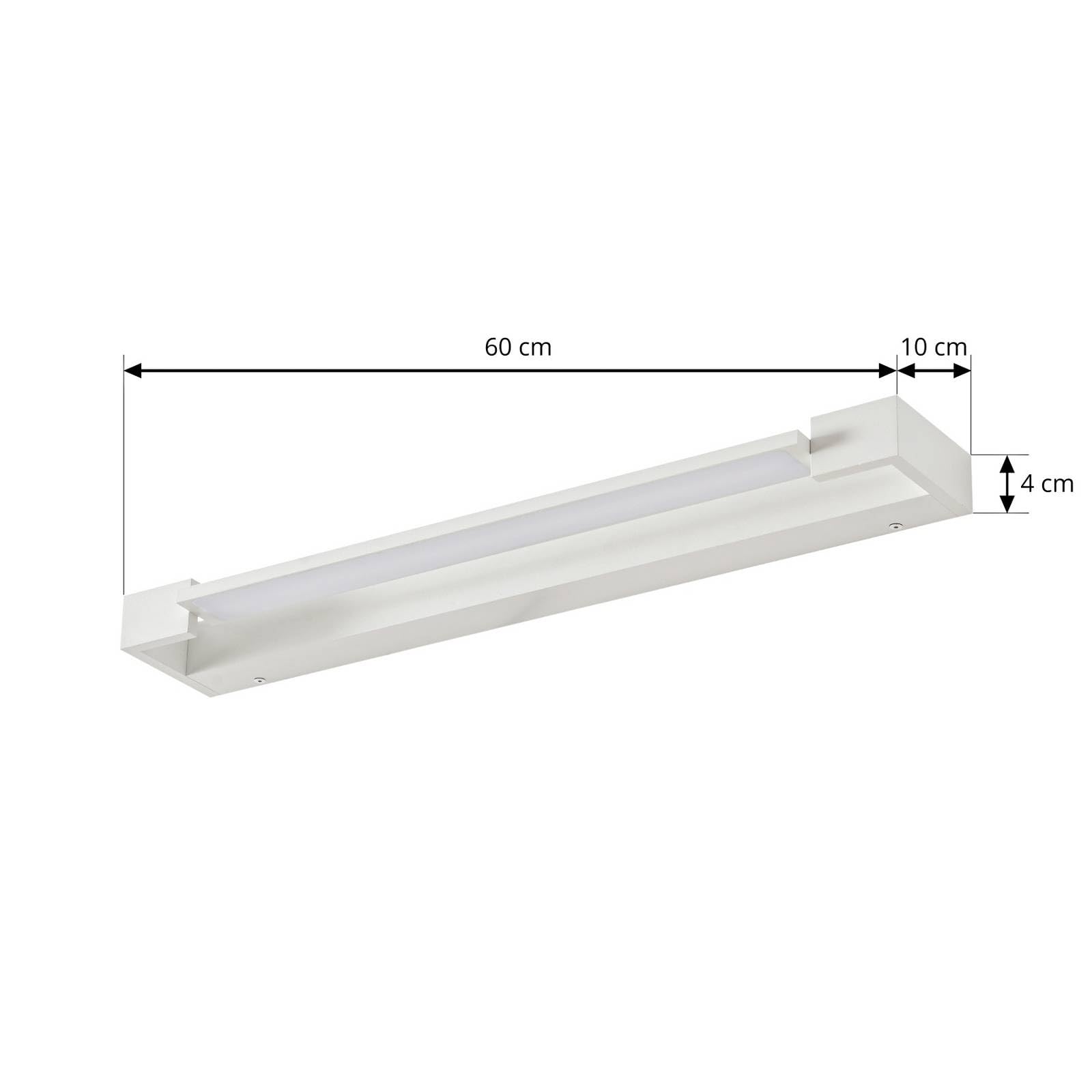 Arcchio ,schwenkbar (spritzwassergeschützt (Modern) in Weiß aus Aluminium (1 flammig,) - Bad Wandleuchten Spiegelleuchte Badezimmer Wandbeleuchtung Badezimmerleuchte