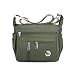 Fabuxry Purses and Shoulder Handbags for Women Crossbody Bag Messenger Bags (Green)