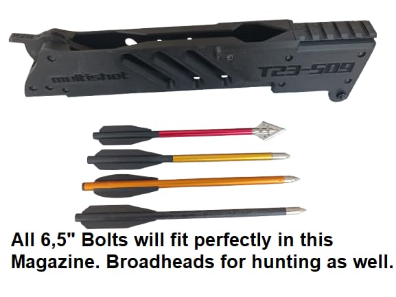 SMB T23-509 V2 multishot Magazin zum Nachrüsten der EK Archery Cobra & Armex Tomcat Pistolen-Armbrust