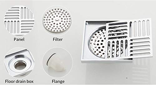 Crépine de douche et drain de sol pour une évacuation sans bouchon - 4