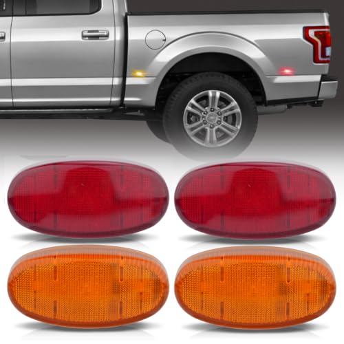 Feux de position de rechange ambré rouge pour F350 2011-2016