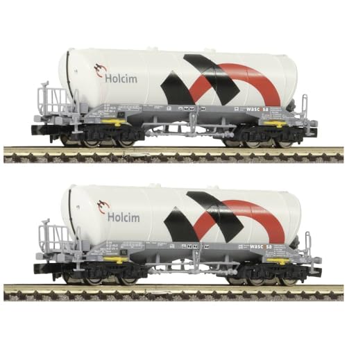 Preisvergleich Produktbild Fleischmann 848901 N 2er Set Silowagen der Holcim / Wascosa