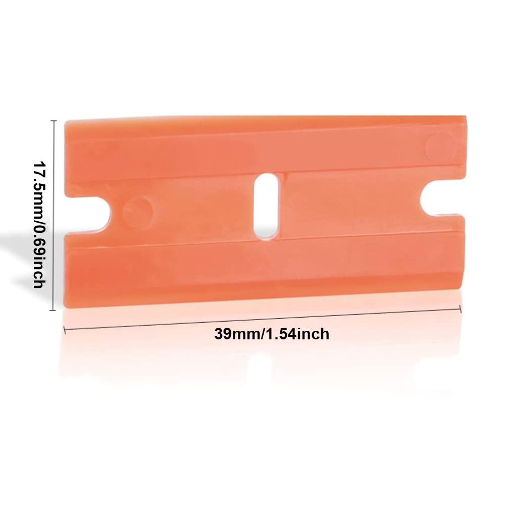 100 Pz/scatola Lame Di Plastica Per Raschietto Per Rasoio Rimuovi - Foto 9