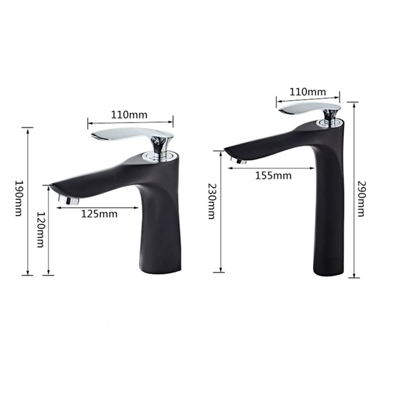Mitigeur de lavabo en laiton argento, la robinetterie d'exception pour salle de bain