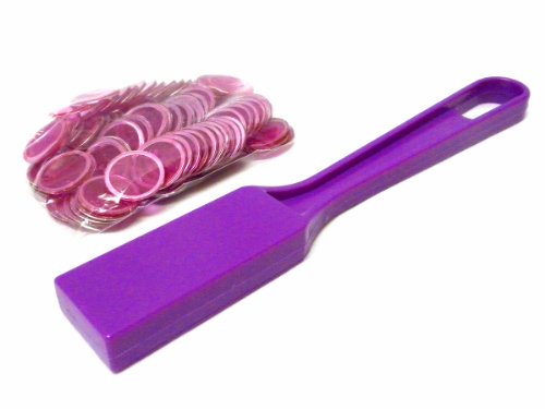OTC Bingo Magnetic Wand with 100 Chips - Purple