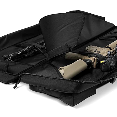 Sac étanche pour armes à feu avec double compartiment de rangement