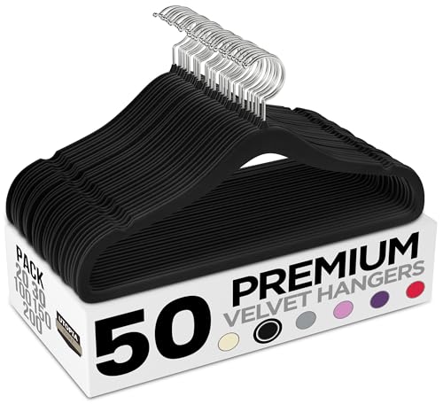 Utopia Home Fluwelen Kledinghangers - Set van 50