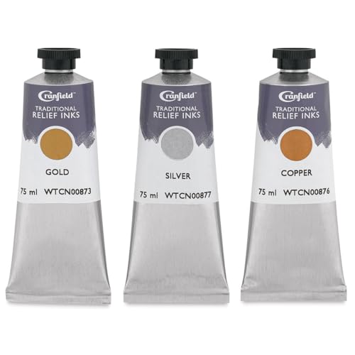 Cranfield Traditional Relief Ink Metallic Set of 3 (MR3X75SET)