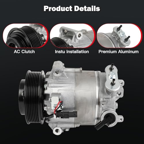 Image of Air Conditioning Compressor for Chevrolet Malibu Impala 2.4L 2013-2014