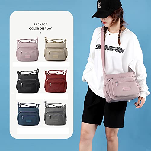 Handbags for Ladies Multi Pocket Purses for Women Messenger Shoulder Cross-body Bag3