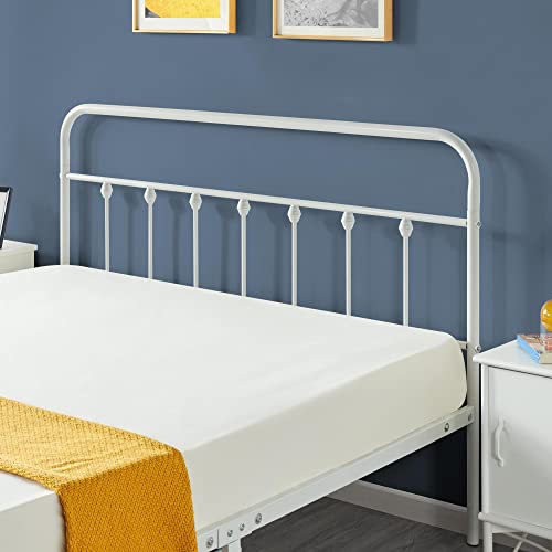 image for Yaheetech Classic Metal Platform Bed Frame Mattress Foundation with Vi