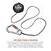 Ergodyne Squids 3010 Retractable Tool Lanyard with Belt Loop Clip,Black