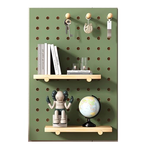Panneau perforé en bois organisateur mural 40x60 cm pour rangement garage atelier et maison