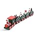 Produktbild Befitery Weihnachtszug Eisenbahn Holz Zug Weihnachten Dekoration Kinder Spielzeug Geschenk 5-teilig (Grün)