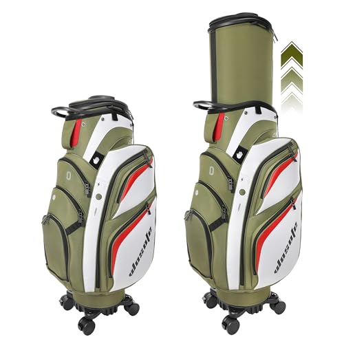 Heavy-Duty Golf Club Travel Bag with Hard Top Cover