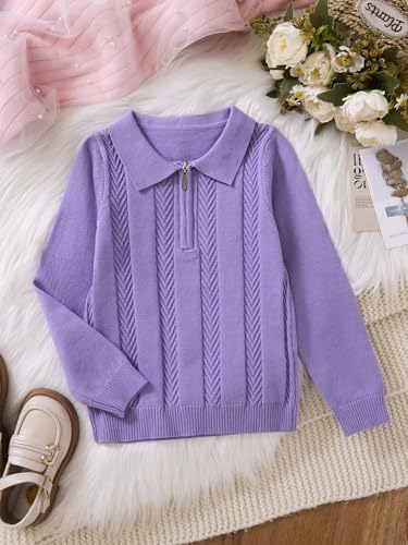 Textured Knit Zip Sweater – Half Zip Pullover with Collar and Vertical Chevron Pattern – Casual Chic Knitwear2