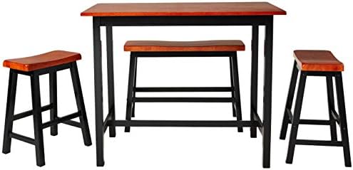 Crown Mark Tyler 4-Piece Counter Height Table Set