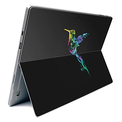 Image of MightySkins Carbon Fiber Skin for Microsoft Surface Pro 7 - Strange Smoke | Textured Carbon Fiber Finish | Easy to Apply, Remove, and Change Styles | Made in The USA