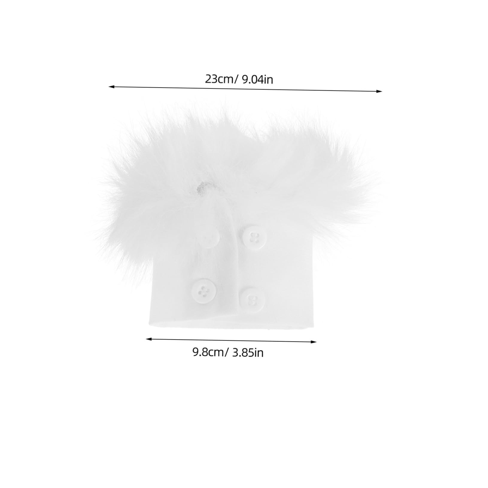 Beavorty 1 Pair Furry Green Arm Warmers Women's Fingerless Arm Gloves Faux Fur Wrist Cuffs Winter Faux Fur Plush Covers