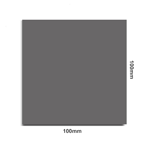 Miniatura 4 de Almohadilla térmica de silicona gris, 4 piezas, 0.020 in, 0.039 in, 0.059 in, 0.079 in, grosor 3.937x3.937 in, pieza entera, conductividad térmica