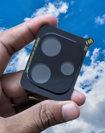 Image of ZARALA Glass Camera Lens Protector For Redmi 12 5G [9H Hardness] [6D Lens Protector ] [Easy Installation] Black (Redmi 12 5G)