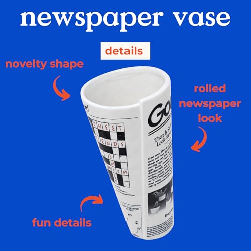 ban.do Ceramic Vase, Newspaper Roll by ban.do - Used condition - Image 6