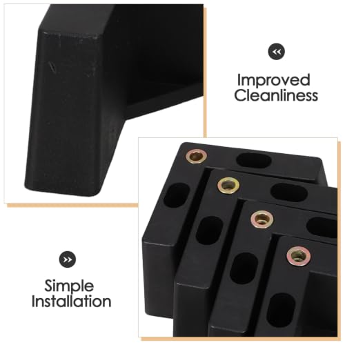 Patas para sofás y muebles de repuesto ajustables con tornillos de montaje 4