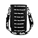 QuiFit Gallon Sports Water Bottle Sleeve Carrier Holder with Shoulder Strap,Great for 128 oz or 64 oz Tritan Bottles (Fit 64oz Tritan Bottles,Black)