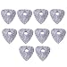 ERINGOGO 10pcs Ukulele Leather Picks, 4mm Felt Picks for Ukulele, Convenient Guitar Plectrums for Ukulele Guitar