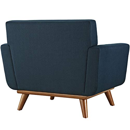 Sillón Tapizado Plegable Azul miniatura 6