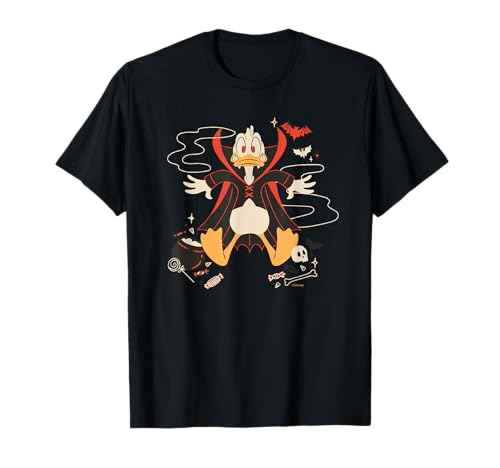 Disney Donald Duck Halloween Scared Silly Vampire T-Shirt