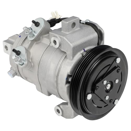 Image of ECCPP AC Compressor with Clutch Fit for Ford Mustang 3.7L 2011-2014 | Fast Cooling Air Conditioning Compressor