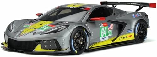 GT Spirit 2021 Corvette C8-R, 64 GT879-1/18 Escala de Resina, Modelo de Coche de Juguete