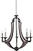 Craftmade 35125-WP Winton Candle Chandelier Lighting, 5-Light, 300 Watts, Weathered Pine (30