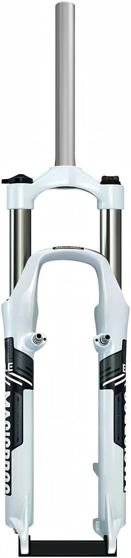 CuNtoHHH 26 Inch Mountain Bike Suspension Fork 1-1/8" Straight Steerer Threadless Front Fork V Disc Brake 26'' Spring Fork Travel 110mm QR 9mm Manual Lockout Bike Mechanical Forks
